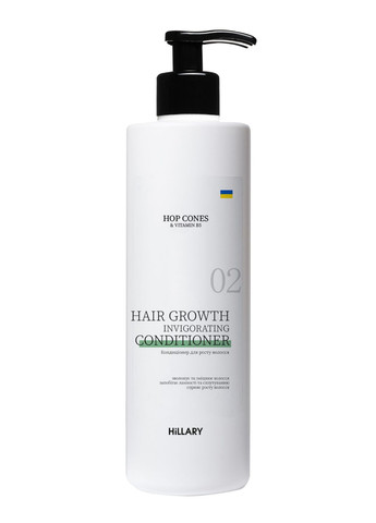 Кондиціонер для росту волосся Hop Cones & B5 Hair Growth Invigorating, 500 мл Hillary (263356907)