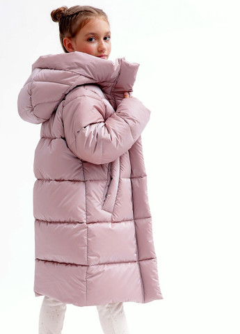 Светло-розовая зимняя пуховая куртка для девочек от 6 до 17 лет X-Woyz