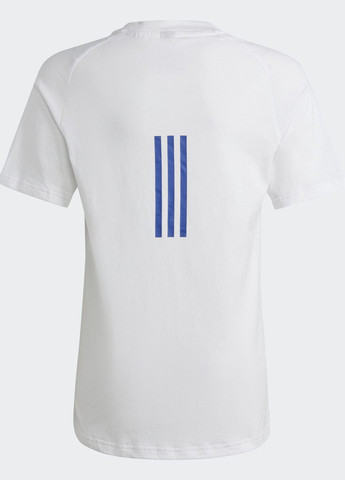 Белая демисезонная футболка designed for gameday adidas
