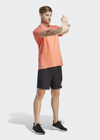 Оранжевая футболка x-city cooler adidas