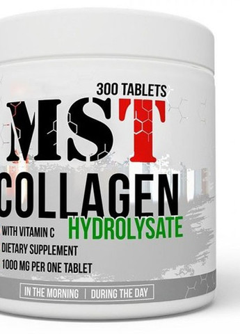 Collagen Hydrolysate 300 Tabs MST Nutrition (257342664)