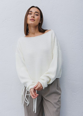 Жеіноча в'язана кофточка з бахромою внизу Arjen (277820160)