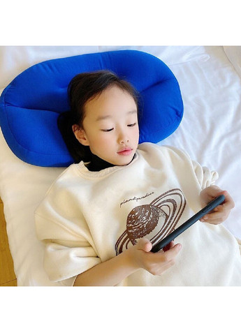 Ортопедична анатомічна подушка для комфортного та здорового сну з ефектом пам'яті 50х30х12 см (474762-Prob) Синя Unbranded (259663308)