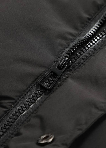 Чорна куртка демісезон,чорний з принтом білий, Glo-Story