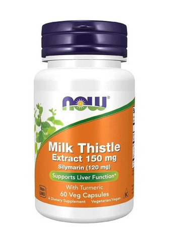Silymarin Milk Thistle 150 mg 60 Veg Caps Now Foods (264566046)