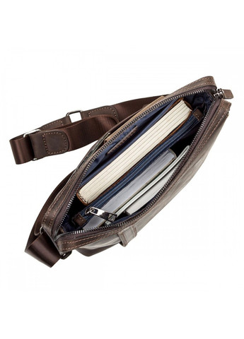 Чоловіча шкіряна сумка 11099 Коричневий Shvigel (262892306)