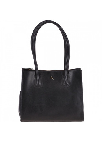 Женская кожаная сумка V26 Black (Черный) Ashwood (261855912)