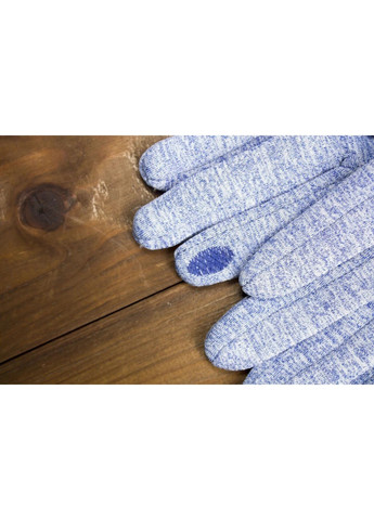 Перчатки сенсорные женские трикотажные синий меланж 5171-5s3 L BR-S (261486800)