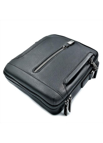 Чоловіча шкіряна сумка HTLeather чорного кольору SKL85-296489 New Trend (259161374)