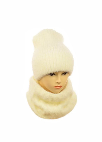 Жіночий зимовий компелкт Шапка + Снуд - Ірма No Brand ірма комплект (272798704)