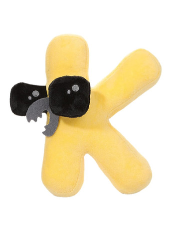 Мягкая плюшевая развивающая игрушка для детей малышей английский алфавит лор из игры роболокс 20 см (475668-Prob) Буква К Unbranded (269804720)