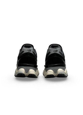Черные демисезонные кроссовки мужские, вьетнам New Balance 9060 Black Silver