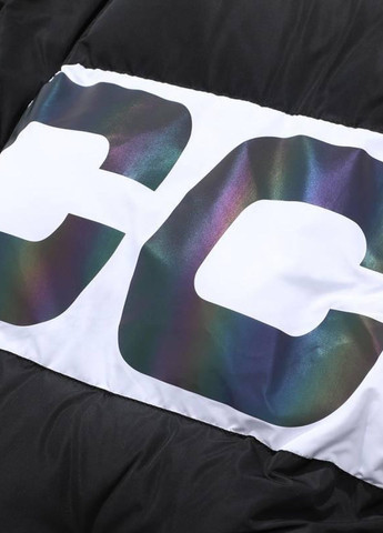 Черная куртка демисезон,черний с принтом, Glo-Story