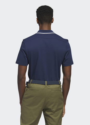 Синяя футболка-поло go-to piqué golf adidas