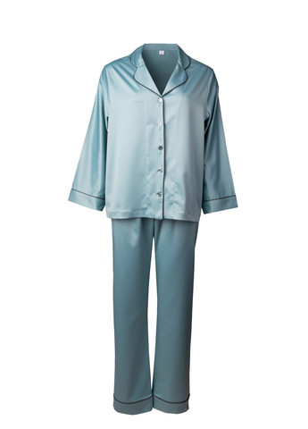 Мятная всесезон пижама классика рубашка + брюки Lavlia