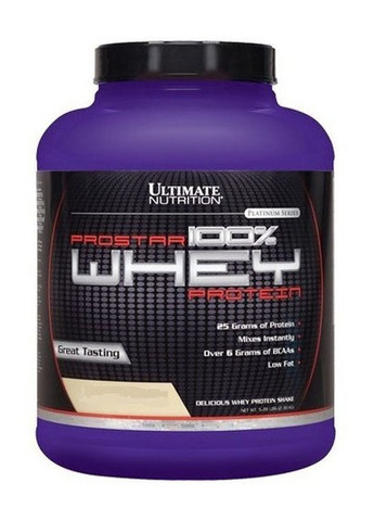 Prostar 100% Whey Protein 2390 g /80 servings/ Vanilla Ultimate Nutrition (257440428)