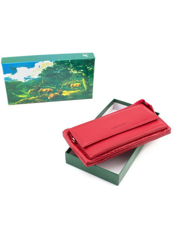 Компактний гаманець-клатч із блоком для карток 10,5х20,5 6052-2(17841) червоний Marco Coverna (259752511)