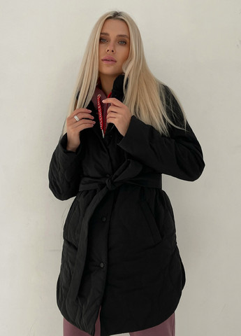 Чорна демісезонна куртка Nenka