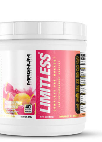 Limitless 512 g /40 servings/ Perfect Pink Lemonade Magnum Nutraceuticals (256724768)