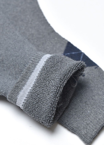 Шкарпетки чоловічі махрові сірого кольору розмір 42-48 Let's Shop (267167126)