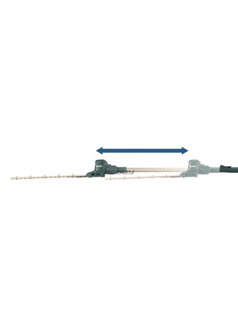Ножницы для живой изгороди аккумуляторные с телескопической ручкой UN460WDWA Makita (258263955)