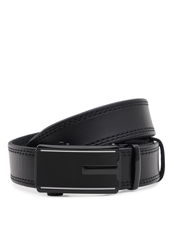 Мужской кожаный ремень 115v1genav35-black Borsa Leather (271665067)