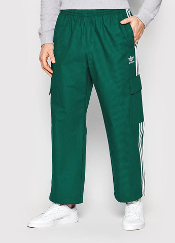 Зеленые спортивные, кэжуал летние карго брюки adidas