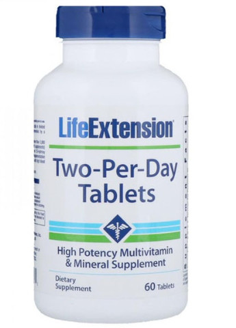 Two-Per-Day 60 Tabs Life Extension (256719049)