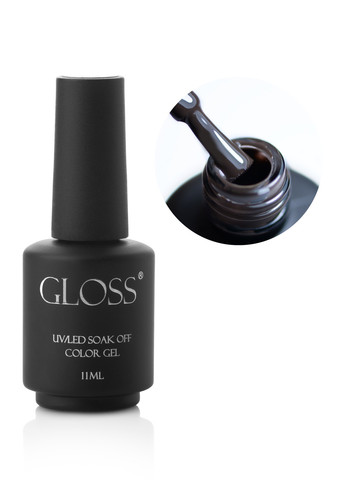 Гель-лак GLOSS 711 (холодний коричневий), 11 мл Gloss Company (270013775)