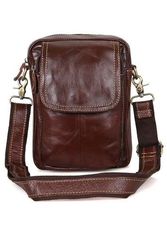 Чоловіча шкіряна сумка 14417 Коричневий Vintage (262891670)