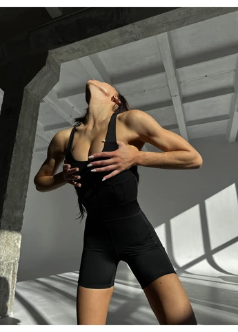 Комбинезон ActiveFlex, black Harder чёрный нейлон