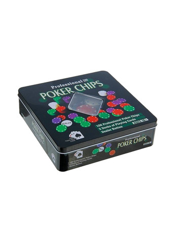 Настільна гра "Покер" колір різнокольоровий ЦБ-00114141 No Brand (259466283)