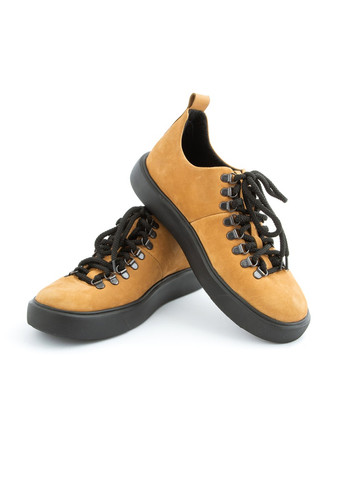 Коричневые осенние туфли мужские демисезонные robby из нубука коричневые Oldcom