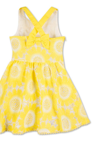 Жёлтое летнее платья для девочки 128 размер желтое 190089 C&A (259469148)