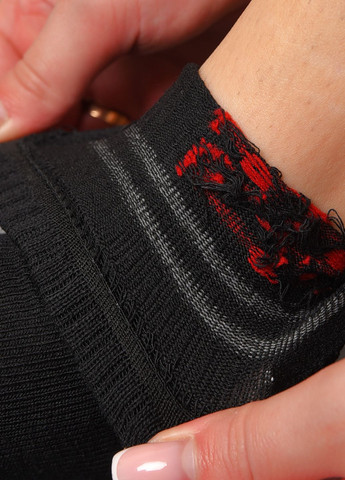 Шкарпетки жіночі спортивні чорного кольору розмір 36-40 Let's Shop (277983281)