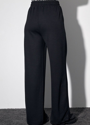 Женские трикотажные брюки-кюлоты - черный Lurex (275868572)