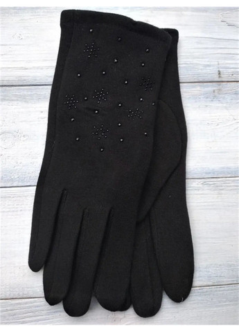 Жіночі розтяжні рукавички Чорні 8712S3 L BR-S (261771516)