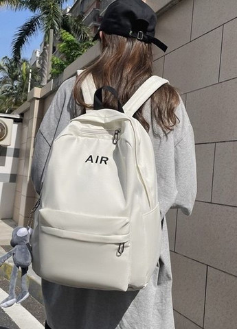 Рюкзак AIR 3296 чоловічий жіночий дитячий шкільний портфель білий молочний No Brand (276062410)