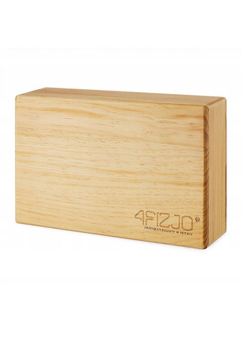 Блок для йоги дерев'яний 22 x 14.5 x 7.2 см 4FJ0513 4FIZJO (267721720)