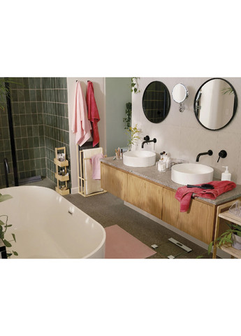 Органайзер в ванную комнату с крышкой белая Livarno home (272998422)