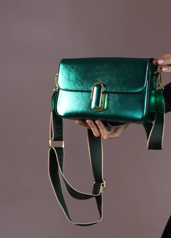 Сумка классическая с лого Marc Jacobs Shoulder green metallic Vakko (260585677)