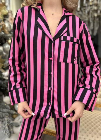 Розовая всесезон стильная пижамка в брендированной упаковке Vakko
