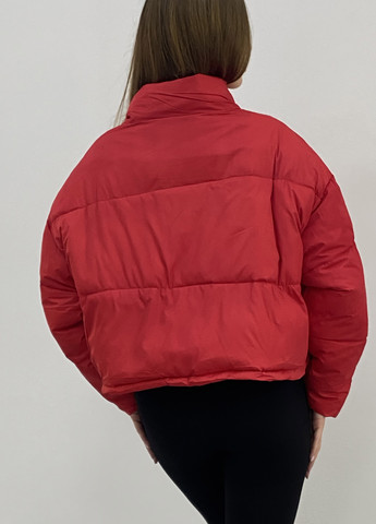 Красная демисезонная куртка женская красная Let's Shop