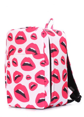 Рюкзак для ручной клади Ryanair / Wizz Air / МАУ hub-lips-white PoolParty (262891985)
