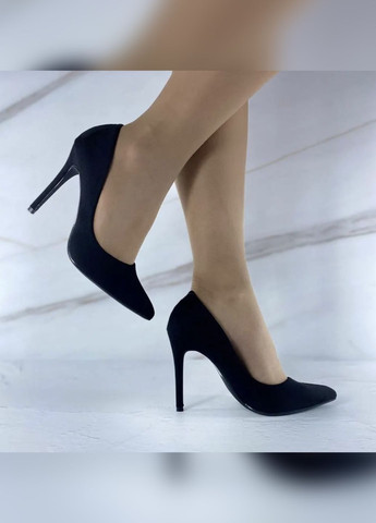 No Brand Стильные туфли черный з искусственная замша, — демисезон (277633099)