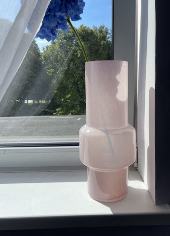 Ваза скляна Soul Michelle h-43,5 см., d-19 см., рожевий Soul free (264829254)