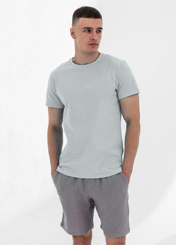 Сіра футболка чоловіча базова, сірий German Volf