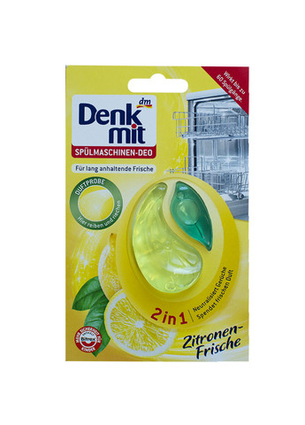 Поглотитель запаха в посудомоечную машину Лимон 1 шт Denkmit (260315312)