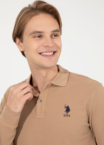 Свитшот мужской U.S. Polo Assn. - крой светло-коричневый - (265014627)