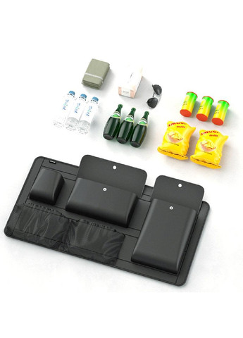 Автомобильный подвесной компактный органайзер на спинку сидения для багажника 91х45 см (475282-Prob) Черный Unbranded (265391201)